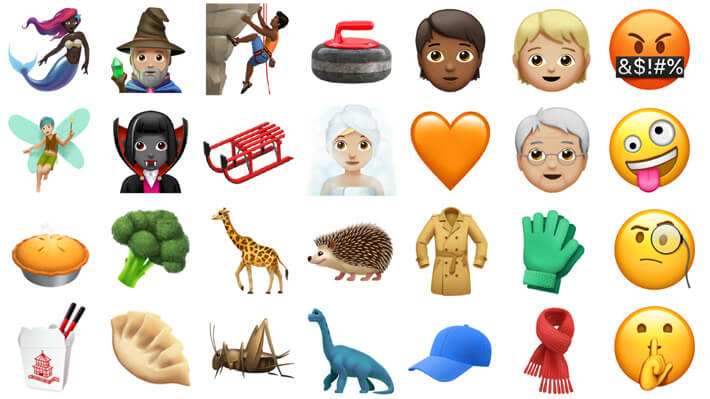 Apple mostró cómo serán los emojis en su próxima actualización