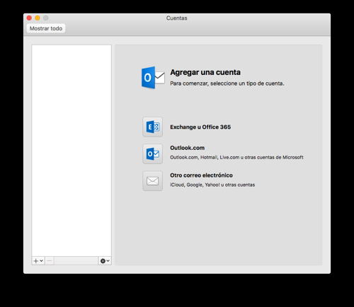 Configuración Correo Outlook MacOSX con servidor de Torobytehosting